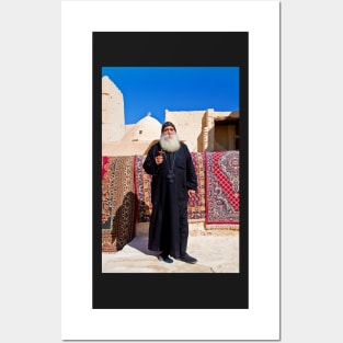 Egypt. Monastery of St.Anthony. Coptic Monk. Posters and Art